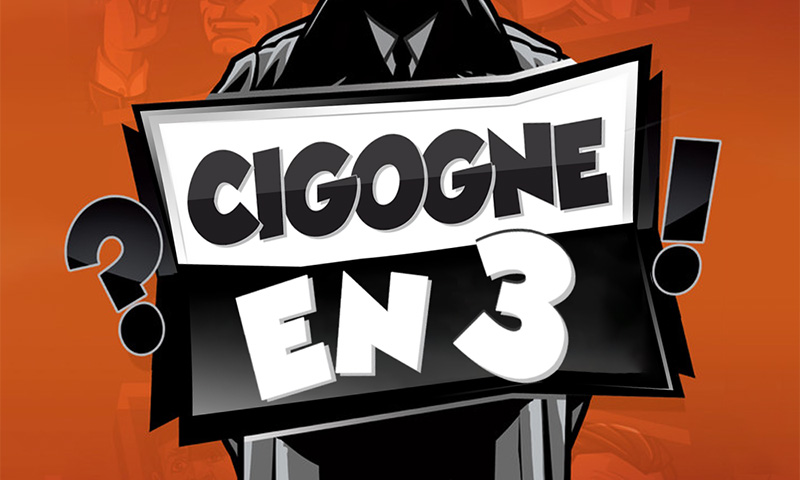 Cigogne en 3